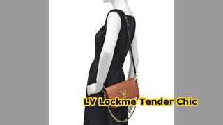 LV Lockme Tender Designer Bolsa Estilo Luxo