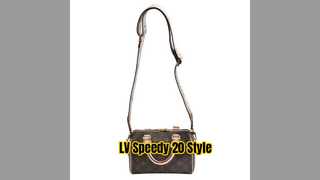 Bolsa LV Speedy Bandouliere 20 Monograma Estilo Luxo