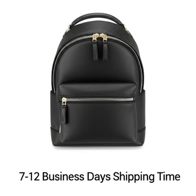 Mochila de Couro Monogram Shadow Calf Leather Designer Estilo Packable Bolso Interno Prazo de Entrega: 7-12 Dias Úteis