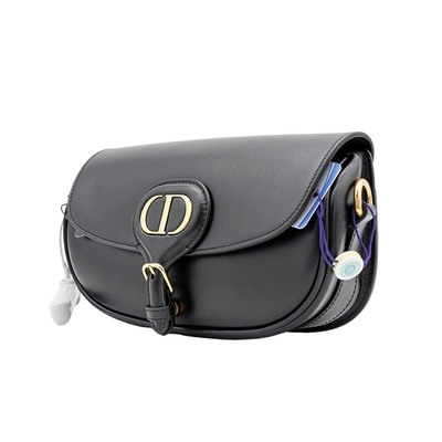 Saco preto Dior Bobby East West Bag Hobo do estilingue da sela da pele de bezerro