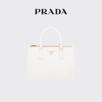 Meio marcado do saco das senhoras Prada Saffiano grande couro da galeria