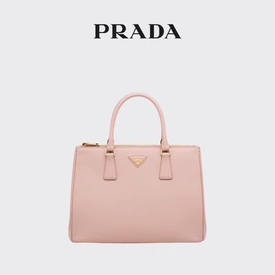 Meio marcado do saco das senhoras Prada Saffiano grande couro da galeria