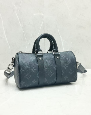 Saco Louis Vuitton Monogram Canvas Keepall M45947 de Keepall XS do reverso do eclipse