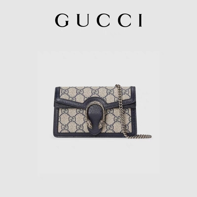 Saco supremo CZ3457 do GG Mini Bag Suede Leather Chain de Dionysus da lona revestida