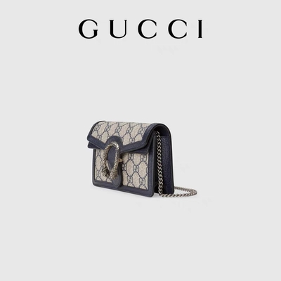 Saco supremo CZ3457 do GG Mini Bag Suede Leather Chain de Dionysus da lona revestida