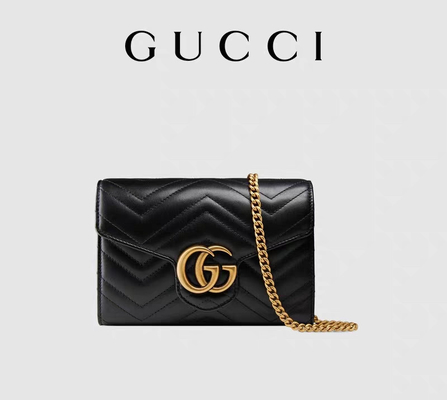 Mala a tiracolo Marmont Matelassé Mini Bag Flap do GG Marmont
