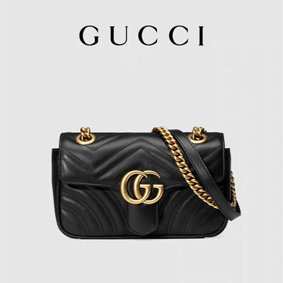 Mala a tiracolo Marmont Matelassé Mini Bag Flap do GG Marmont