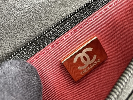 O ouro Preloved da pele de carneiro marcou o saco da aleta de Chanel 19 do saco mini OEM