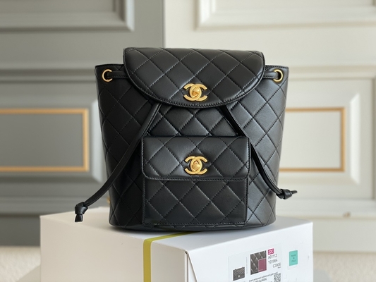 Trouxa de Chanel Leather Flap Designer Brand Diamond Quilted For Women 1994-1996
