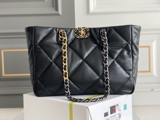 Estilo ocasional do escritório de partido de Chanel Classic Lambskin Bag Plain da pele de carneiro