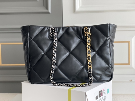 Estilo ocasional do escritório de partido de Chanel Classic Lambskin Bag Plain da pele de carneiro
