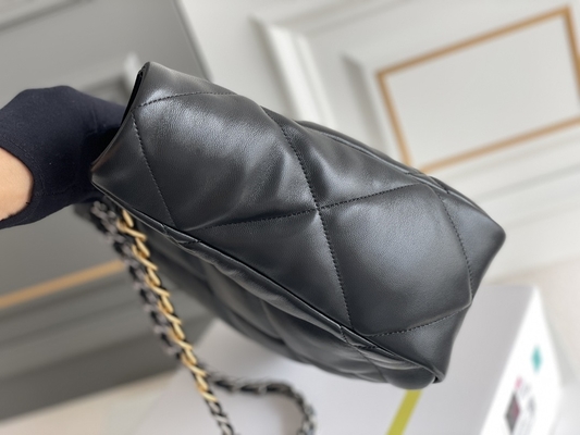 Estilo ocasional do escritório de partido de Chanel Classic Lambskin Bag Plain da pele de carneiro