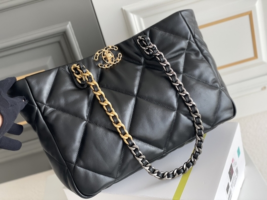 Estilo ocasional do escritório de partido de Chanel Classic Lambskin Bag Plain da pele de carneiro