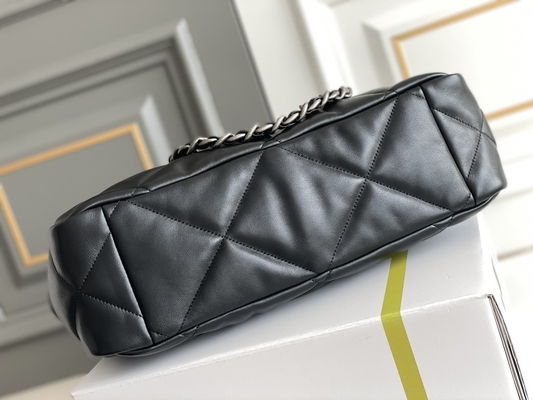 Estilo ocasional do escritório de partido de Chanel Classic Lambskin Bag Plain da pele de carneiro