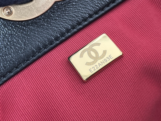 Estilo ocasional do escritório de partido de Chanel Classic Lambskin Bag Plain da pele de carneiro