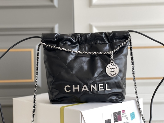 Rosa da pele de bezerro 22S de Chanel Branded Ladies Handbag 22B amarelo preto branco do MINI