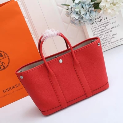O selo Preloved de Bougainvillier marcou o saco Hermes Negonda Garden Party 30