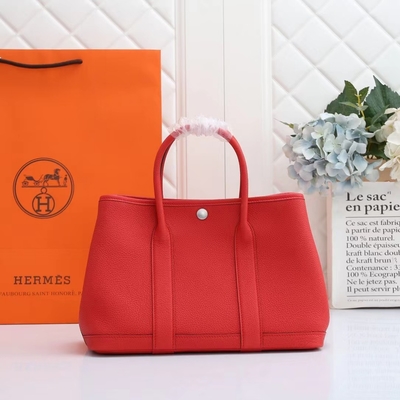 O selo Preloved de Bougainvillier marcou o saco Hermes Negonda Garden Party 30