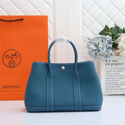 O selo Preloved de Bougainvillier marcou o saco Hermes Negonda Garden Party 30
