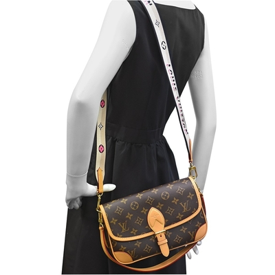Lona do monograma do saco de Mini Sling Bag Branded Classic Diane LV do jacquard