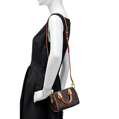 Desenhista clássico pequeno Monogram Bag Louis Vuitton RÁPIDO NANO M81085