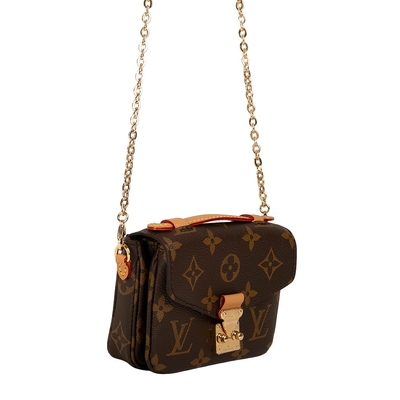 Cruz de Mini Designer Monogram Bag Micro Metis LV - saco para o transporte de cadáveres Brown