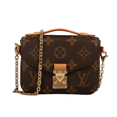 Cruz de Mini Designer Monogram Bag Micro Metis LV - saco para o transporte de cadáveres Brown