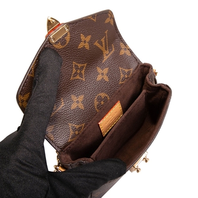 Cruz de Mini Designer Monogram Bag Micro Metis LV - saco para o transporte de cadáveres Brown