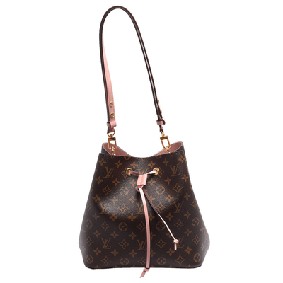Saco de couro do monograma do preto de Louis Vuitton NéOnoé milímetro da guarnição