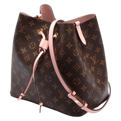 Saco de couro do monograma do preto de Louis Vuitton NéOnoé milímetro da guarnição