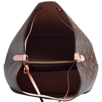 Saco de couro do monograma do preto de Louis Vuitton NéOnoé milímetro da guarnição