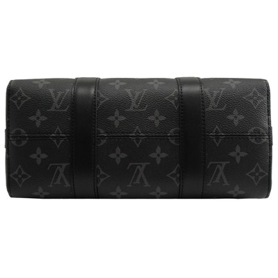 Cruz clássica da lona do jacquard do saco da CIDADE KEEPALL do LV do eclipse do monograma - saco de Boston do corpo