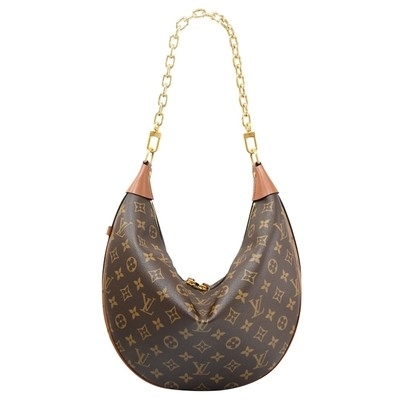 Lua de Monogram Bag Presbyopic do desenhista do LV a meia vergasta Tote Handbag de couro