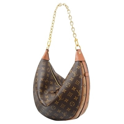 Lua de Monogram Bag Presbyopic do desenhista do LV a meia vergasta Tote Handbag de couro