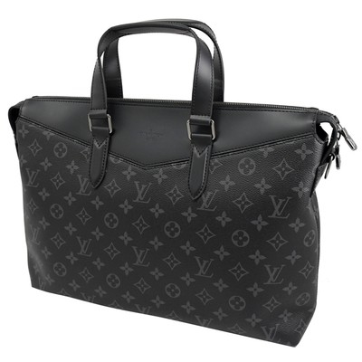 O negócio do homem M40566 marcou homens ensaca o explorador Black Dual Purpose da pasta do LV do monograma