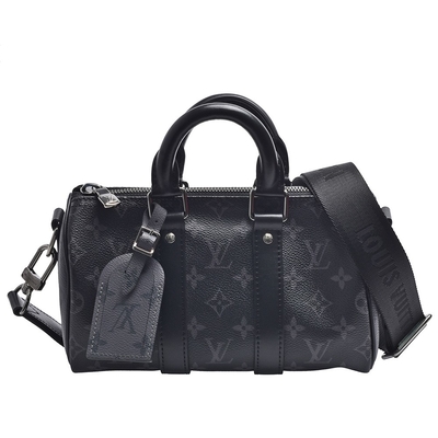 Cruz rápida nova de Keepall Bandouliere 25 da lona do eclipse do homem - saco para o transporte de cadáveres M46271