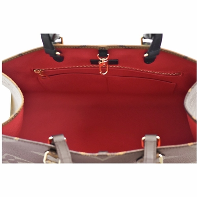 Desenhista reverso Monogram Bag OnTheGo milímetro Louis Vuitton Shopping Bag da lona