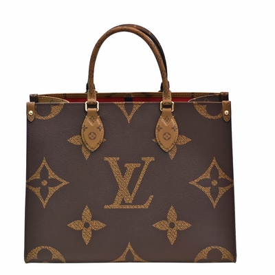 Desenhista reverso Monogram Bag OnTheGo milímetro Louis Vuitton Shopping Bag da lona