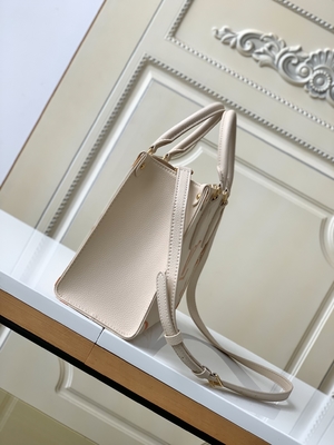 Monograma gigante OnTheGo milímetro Louis Vuitton Messenger Bag For Ipad Mini do açafrão de creme