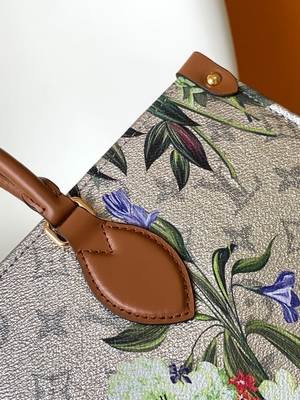 Lona revestida de prata do teste padrão floral de OnTheGo milímetro Mini Sling Bag Branded M81724