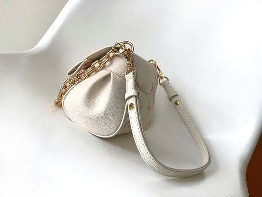 Couro favorito de Mini Sling Bag Branded LV Rose Trianon Two Monogram Empreinte da nata