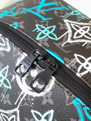 Verde multicolorido do saco dos grafittis de Brand Backpack LV do desenhista da descoberta