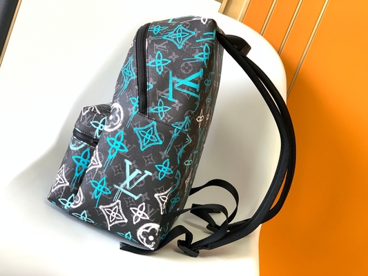 Verde multicolorido do saco dos grafittis de Brand Backpack LV do desenhista da descoberta