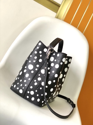 Senhoras NéOnoé preto branco milímetro Louis Vuitton Yayoi Kusama Handbag