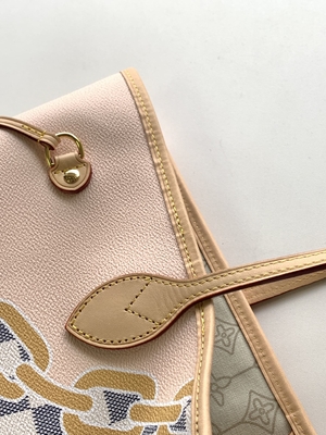 Tahiti limitou sacos marcados feitos sob encomenda Louis Vuitton Neverfull quadriculado milímetro