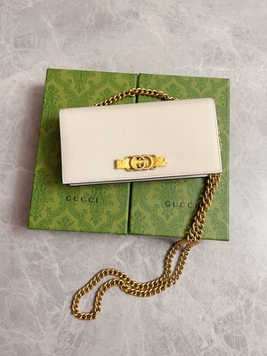 Claro - carteira de couro cor-de-rosa de Mini Designer Purses Gucci Python no WOC da corrente com bloqueio de G