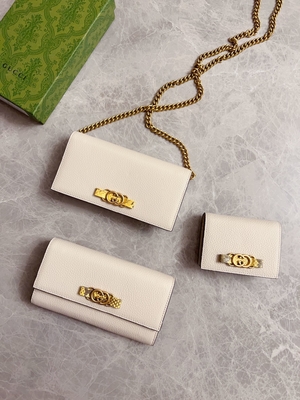 Claro - carteira de couro cor-de-rosa de Mini Designer Purses Gucci Python no WOC da corrente com bloqueio de G