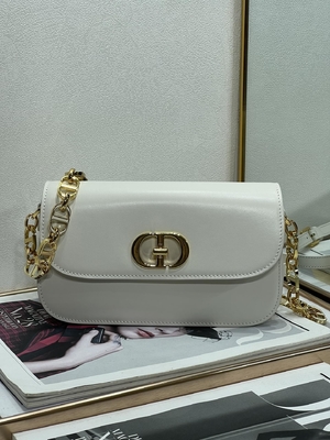 Costume de couro branco do saco das senhoras Dior Micro Montaigne 30