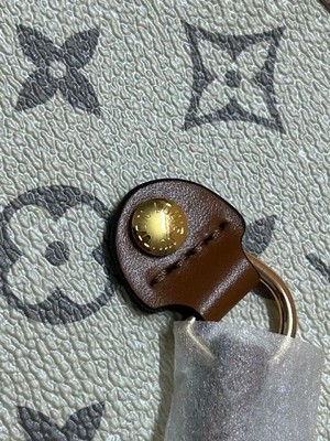 Bolsa bege do monograma de Louis Vuitton Preloved Branded Bag Neverfull das mulheres