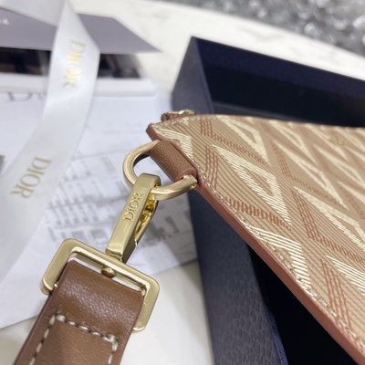 Saco Diamond Genuine Leather do malote do CD do ODM Christian Dior Mini Designer Purses A5